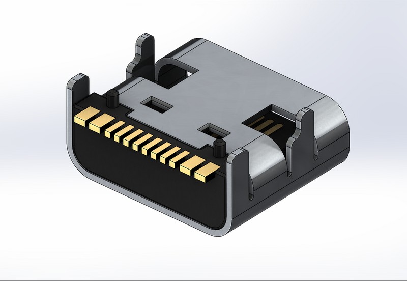 usb-type-c口Rhino犀牛模型下载